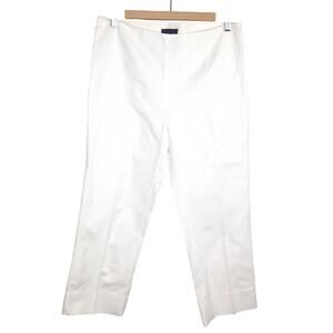 Gallia Moda White High Rise Pants Size 4